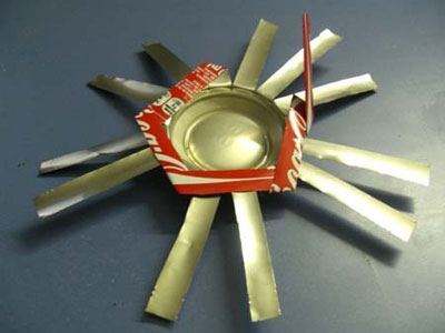 易拉罐烟灰缸可口可乐巧变烟灰缸