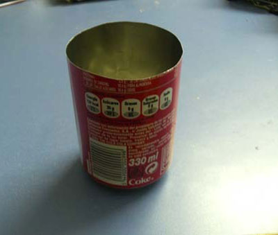 易拉罐烟灰缸可口可乐巧变烟灰缸