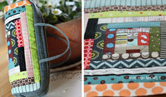 小木屋拼布手提笔袋作品欣赏: