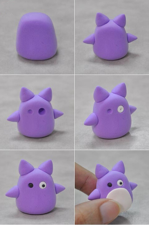 超轻粘土制作猫头鹰