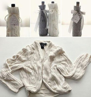 变废为宝手工小制作之旧毛衣改造杯套详细教程