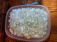 碎玻璃艺术烛台