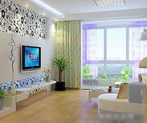 客厅阳台隔断效果图