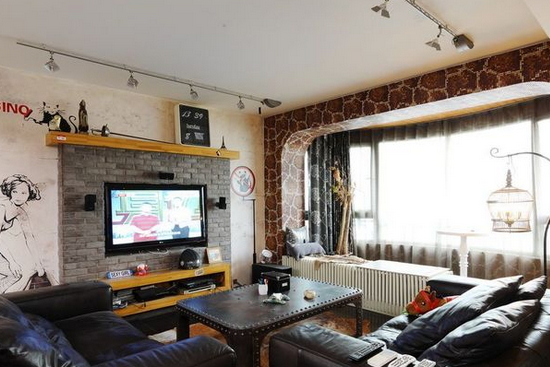 2015客厅电视墙装修设计图