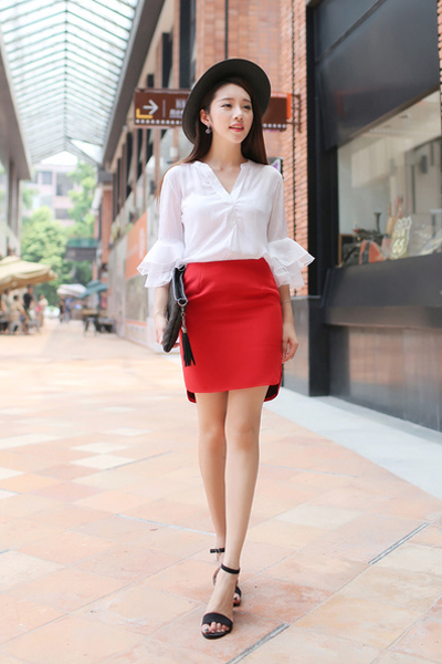 矮个子女生怎么穿衣服 简约清新甜美范儿