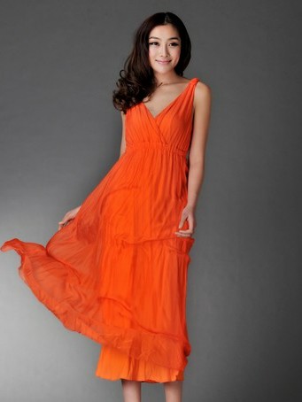 衣服穿搭法:橘色上衣怎么搭配好看