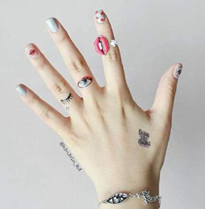 最新美甲图片 2015杂志最新美甲图片