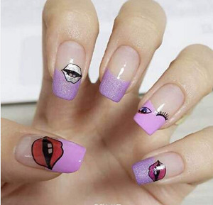 最新美甲图片 2015杂志最新美甲图片