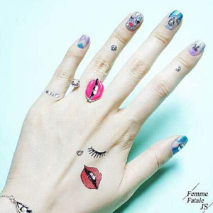 最新美甲图片 2015杂志最新美甲图片