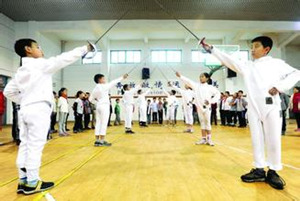 儿童击剑运动 儿童击剑需要注意什么