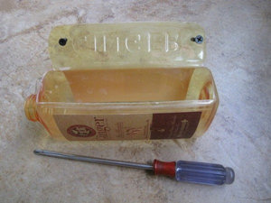 小学生变废为宝手工之洗发液瓶子制作收纳盒