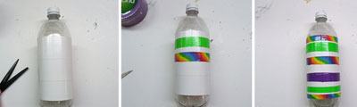 灯笼制作方法 彩色大型塑料瓶花灯笼教程