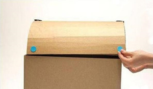 废物利用手工小制作之废纸箱手工制作玩具收纳箱