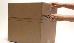 废物利用手工小制作之废纸箱手工制作玩具收纳箱