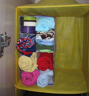 废旧物品手工小制作之牛奶盒自制内衣收纳盒