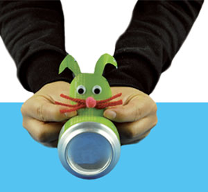 旧物利用diy迷你兔 教你制作可爱不倒翁