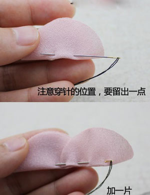 diy手工制作雪纺发卡 粉嫩韩系发卡教程