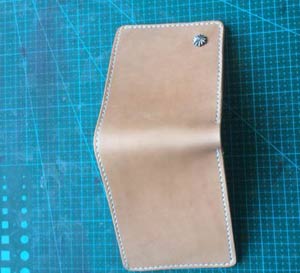 手工皮夹制作教程 经典短夹制作