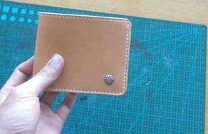 手工皮夹制作教程 经典短夹制作
