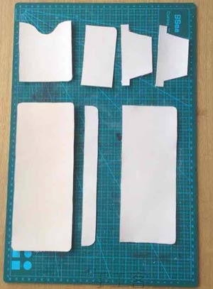 手工皮夹制作教程 经典短夹制作
