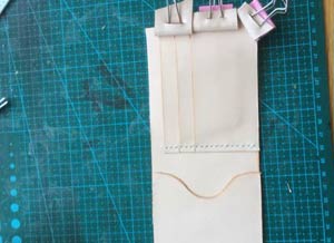 手工皮夹制作教程 经典短夹制作