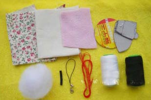 手工制作布艺小兔子製作