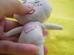 手工制作布艺小兔子製作