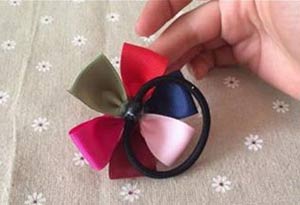 手工制作发圈教程 diy太阳花发圈