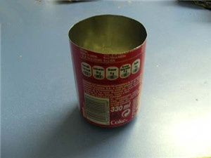 易拉罐手工制作之易拉罐制作简易烟灰缸
