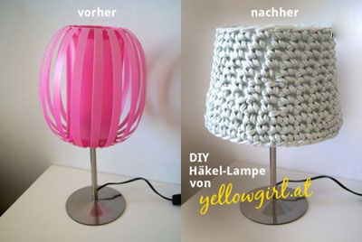 diy灯罩之手工编织温暖钩针灯罩教程