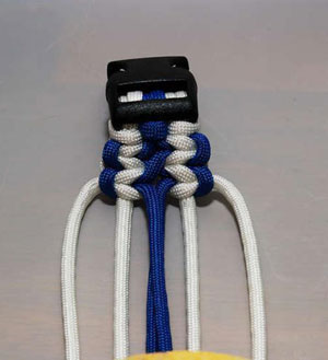 自制情侣手链教程 蓝白手链教程