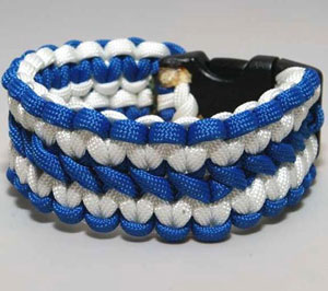 自制情侣手链教程 蓝白手链教程