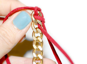 diy手工制作皮革手链 摇滚狂野派手链