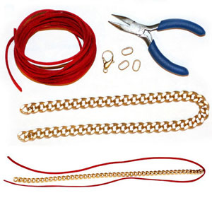 diy手工制作皮革手链 摇滚狂野派手链