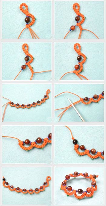 手串手链手工编织教程 手工制作个性手链