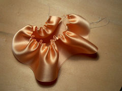 丝带玫瑰的做法