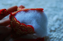 手工DIY平安福车挂的做法