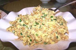 九江美食推荐之石鱼炒蛋的做法