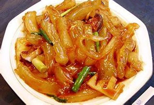 株洲美食之玫瑰蹄筋的做法
