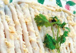 北海美食之白灼沙虫的做法