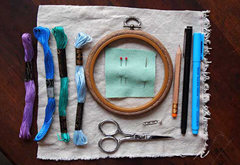 手工制作个性布艺小胸章