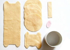 毛绒布小猪存钱罐