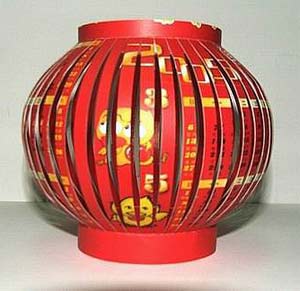 手工制作花灯方法 用卡纸怎么做灯笼