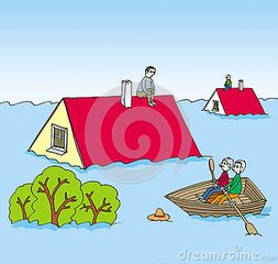 梦见在洪水里洗澡 周公解梦洪水