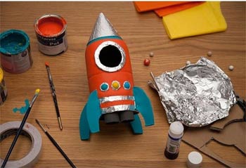 手工制作火箭教程 塑料可乐瓶制作宇宙飞船火箭