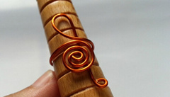 金属丝制作指环