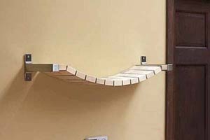 木地板制作书架