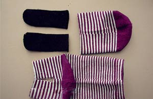 袜子手工改造兔娃娃