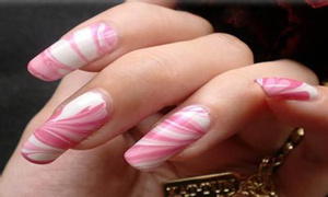 水染美甲怎么做