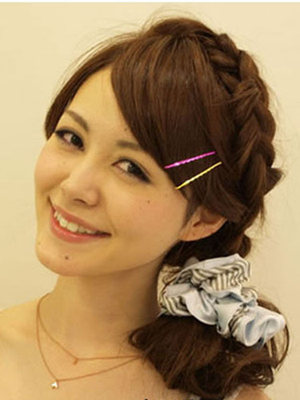 韩式麻花辫盘发发型 怎么弄麻花辫盘发